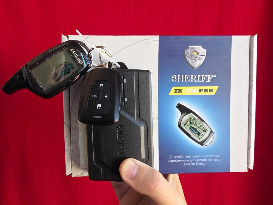Двухсторонняя сигнализация на авто Sheriff ZX-750 Pro автосигнализация