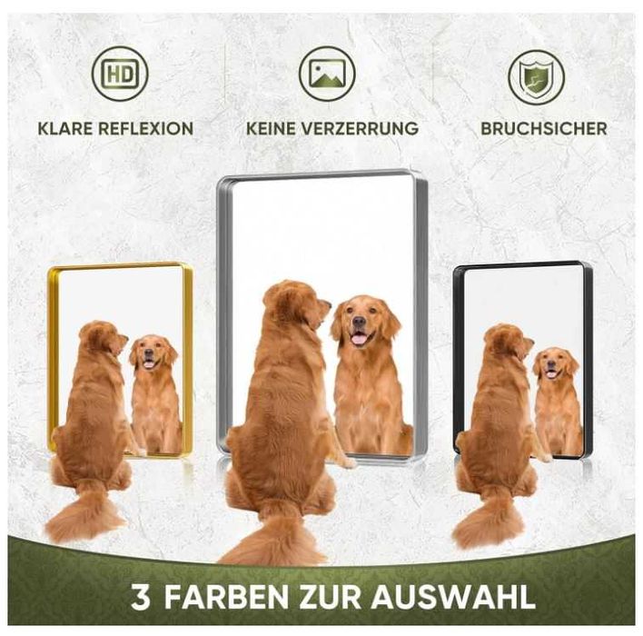 Wiszące lustro 60x90cm w metalowej ramie kolor srebrny