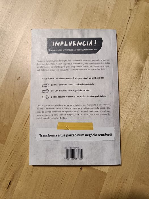 Livro novo Influencia! LIVRO Como tornar-se influenciador digital de M