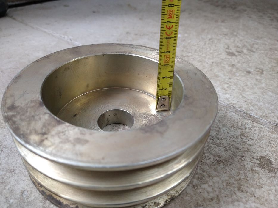 Koło pasowe na 3 paski 3x13,szajba nowa ocynkowana