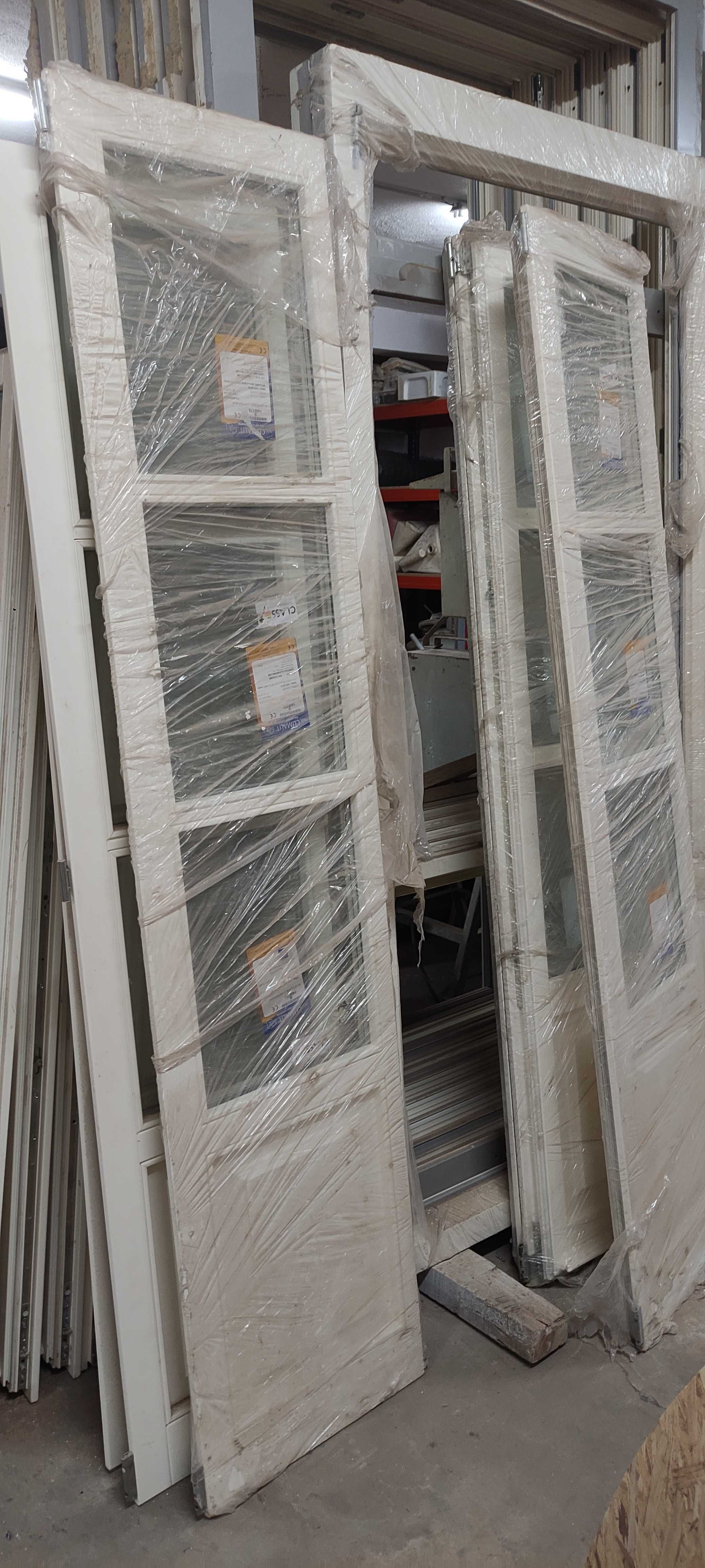 Portas de madeira exterior com vidro duplo