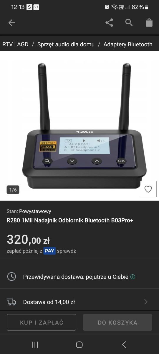 Odbiornik mini bluetootha