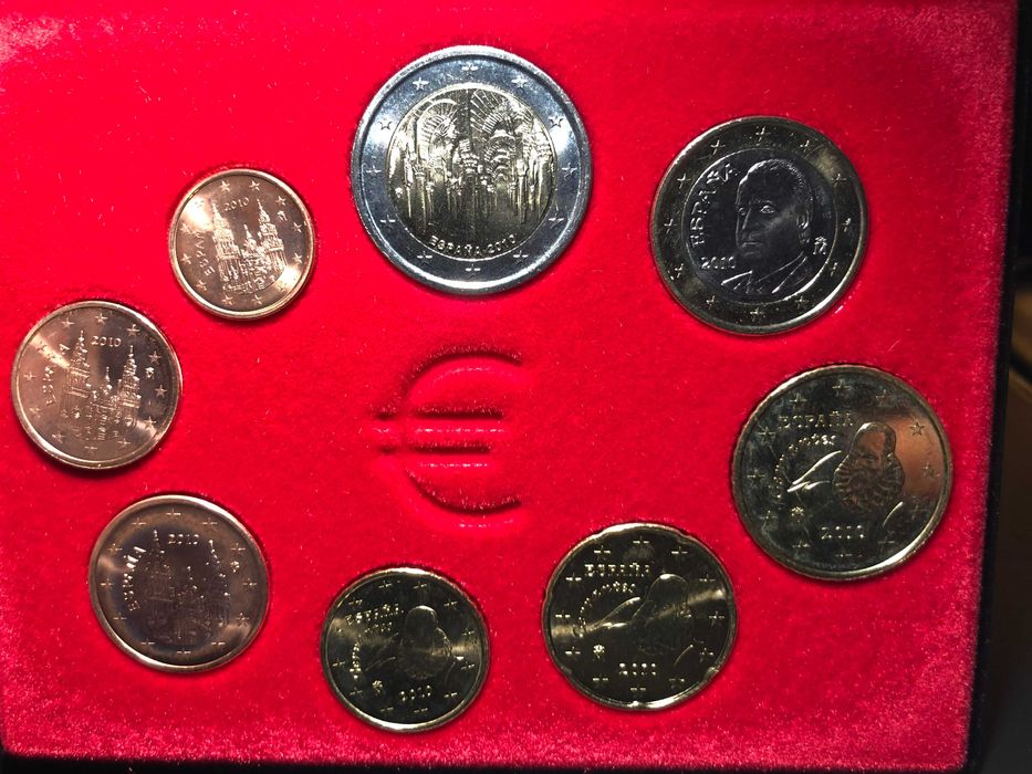 Set Anual Espanha 2010 UNC Estojo -Inclui 2€ Património UNESCO Córdoba