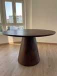 mesa de jantar redonda 120 cm mdf marca homa