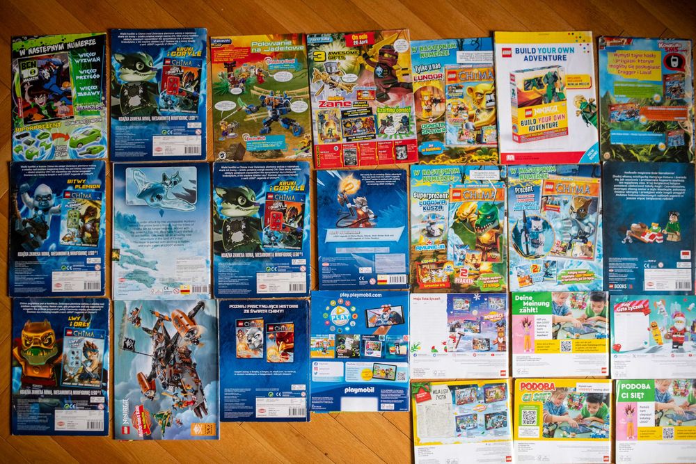 Lego Chima Ninjago Disney Bajki Książki dla dzieci Atlas zestaw 66 szt