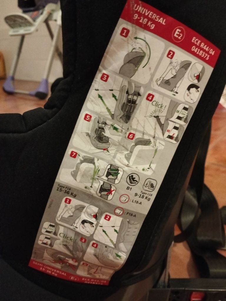 Cadeira auto IsoFix Zippy