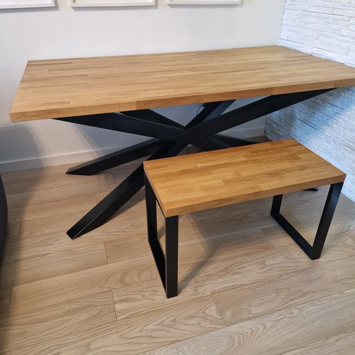 Stół  dębowy 95x180x4