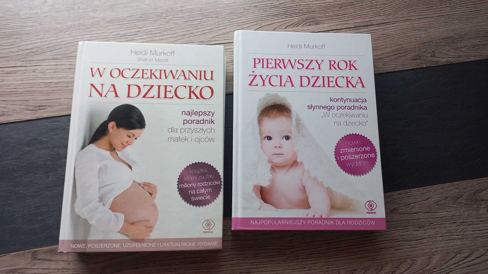 Zestaw książek: W oczekiwaniu na dziecko i Pierwszy rok życia dziecka