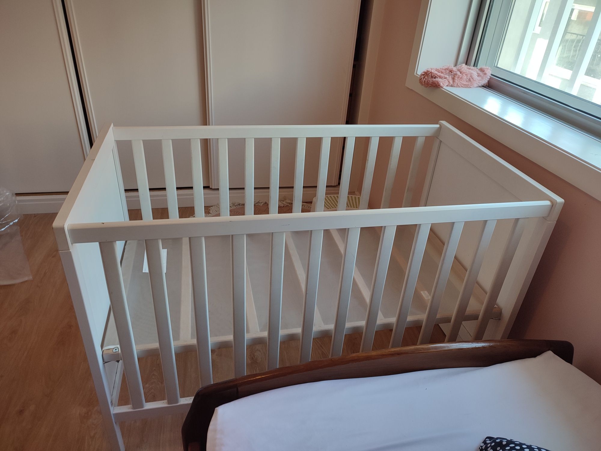 Berço cama grades IKEA com colchão