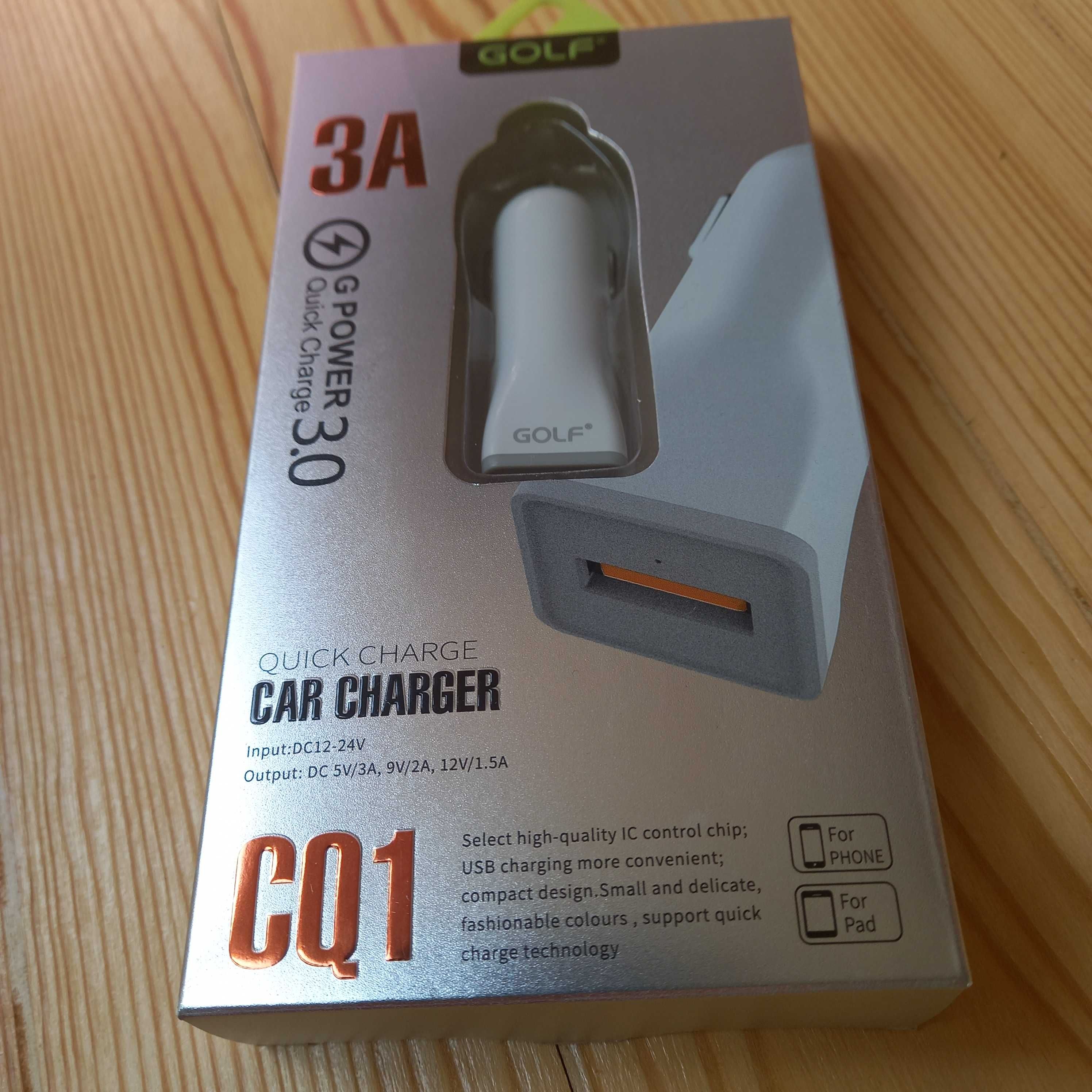 Golf 3.0  3A CQ1 power bank ładowarka