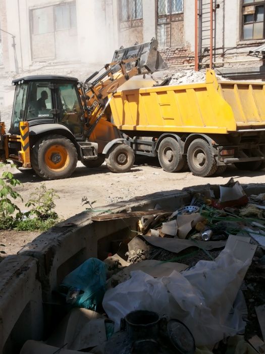 Вывоз мусора.Услуги погрузчика.Услуги экскаватора.Т156.Самосвал.Камаз