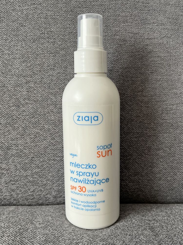 Ziaja Spot sun spf 30 mleczko w spray vegan NOWE