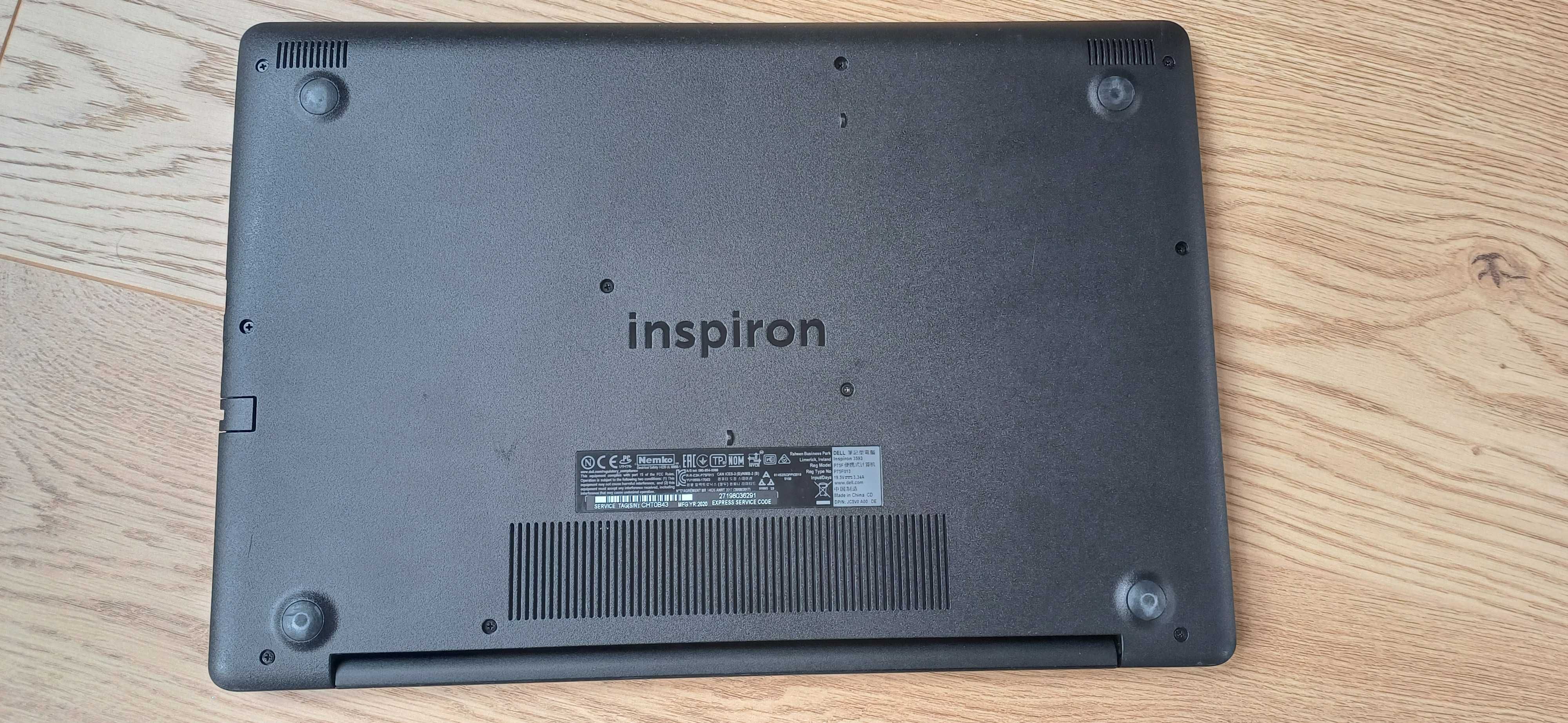 Dell Inspiron 3593 15,6" i5-1035G1/8GB/256/Win11 MX230 super stan
