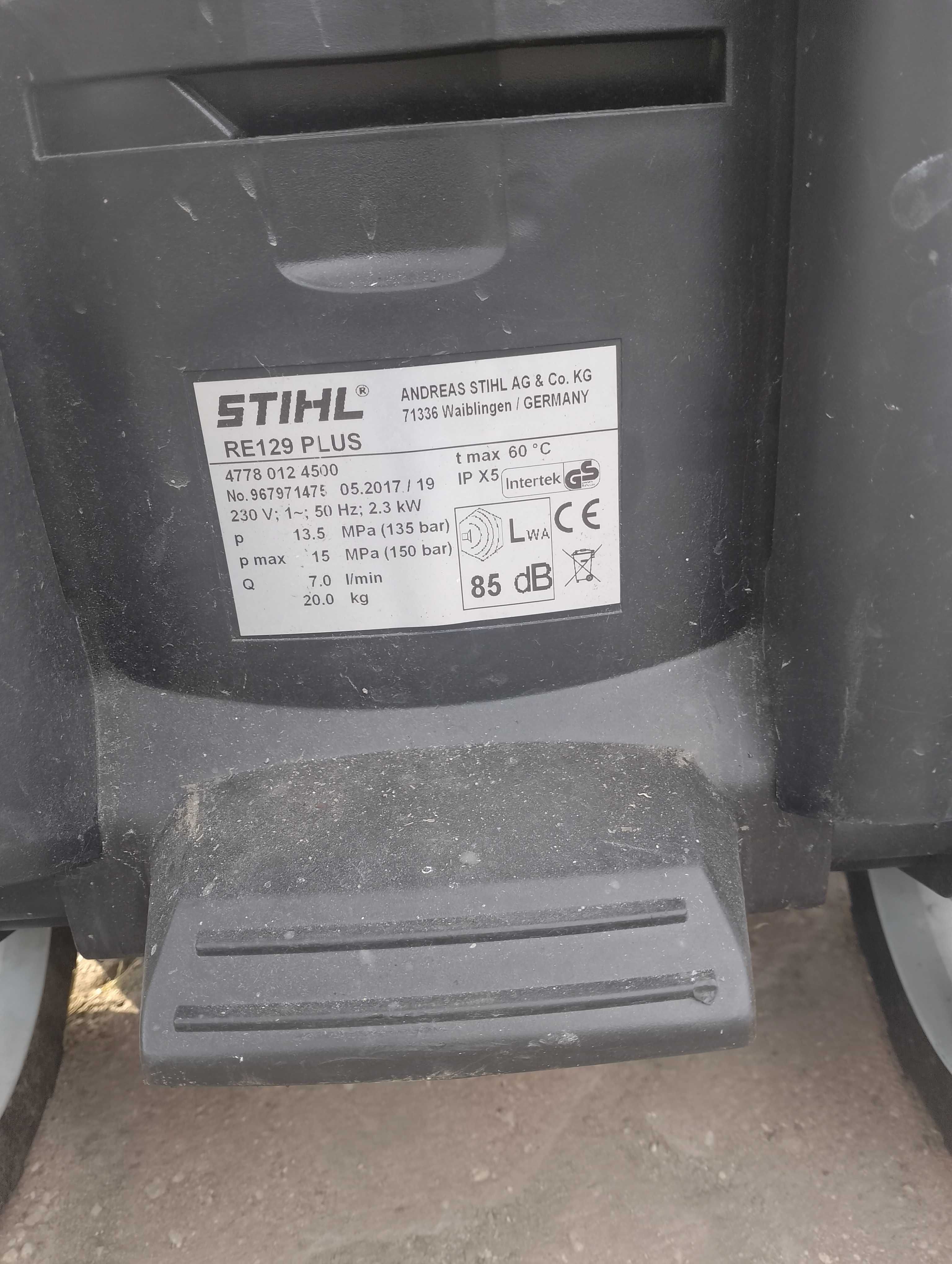 Myjka ciśnieniowa Stihl RE 129 PLUS uszkodzona na części