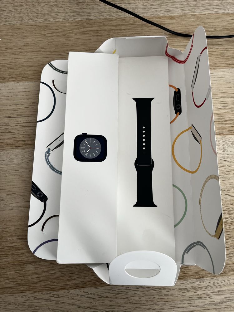 Apple watch series 8 45mm gps preto