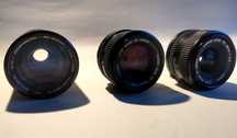 Canon FD 1.4/50, 2.8/28