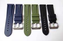 Pasek do zegarka silikonowy gumowy panerai Pam 24mm klamra zakręcana