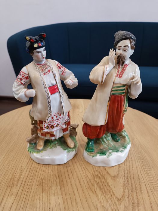 Фарфорі статуетки, Карась та Одарка.Киев,Киевський ЭКХЗ