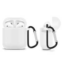 Etui Silikonowe do słuchawek Airpods Typ 1 - Białe