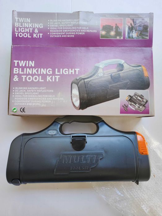 Kit mala ferramentas auto lanterna emergência ACP anos 80/90 (novo)