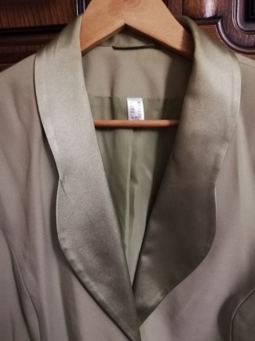 Elegancki żakiet damski (marynarka), rozmiar 48