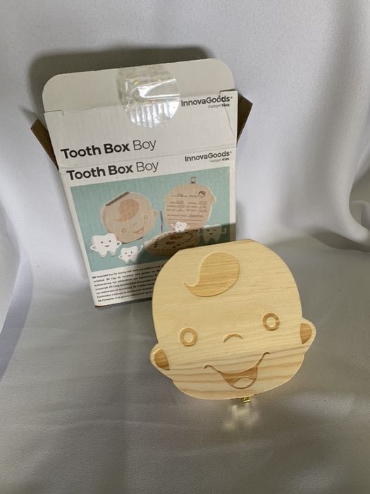 Caixa para guardar dentes do seu bebe