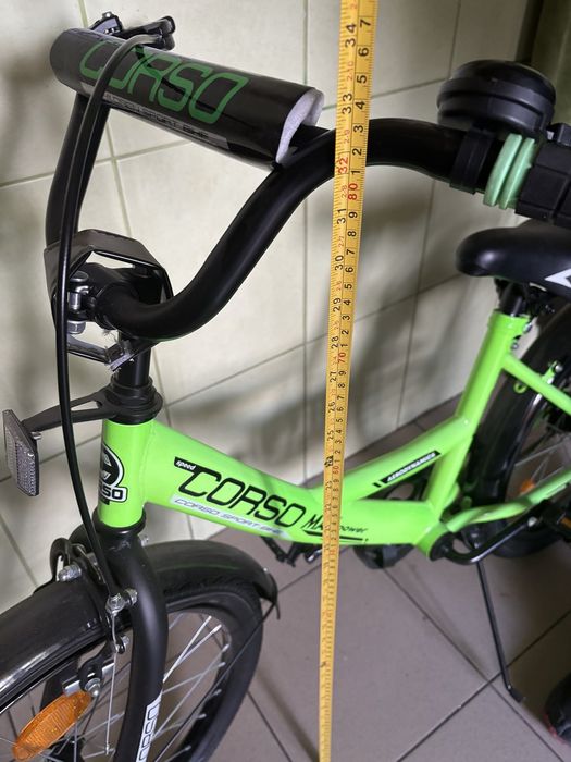 Велосипед дитячий corso max power 18 дюймів, двоколісний