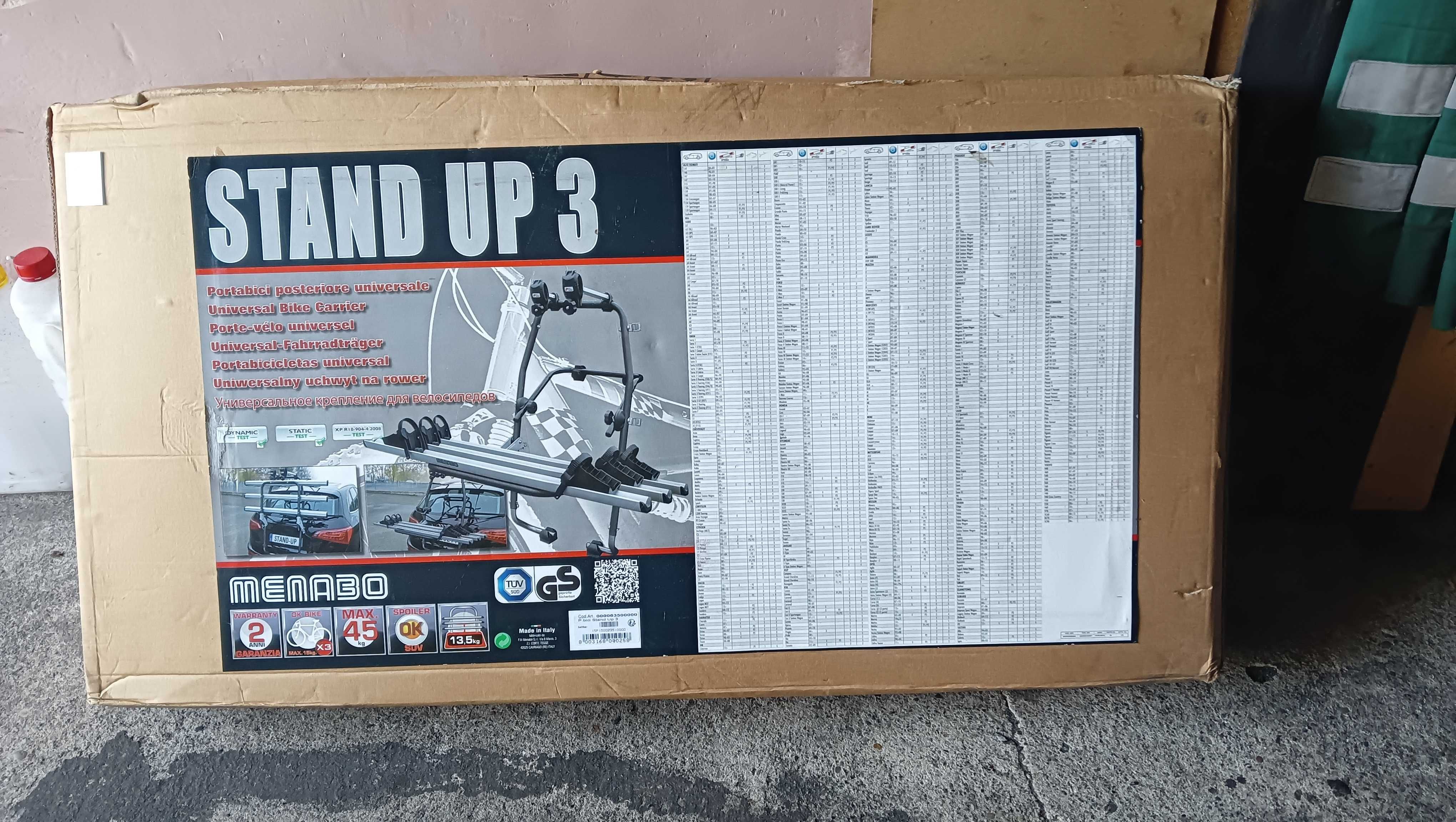 MENABO STAND UP 3 - bagażnik na 3 rowery