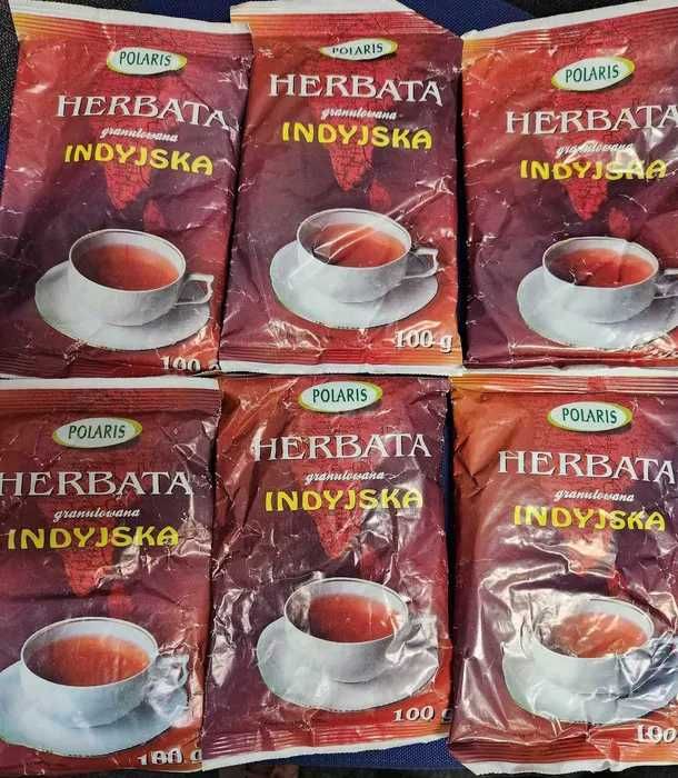 herbata indyjska granulowana polaris 5 szt. po 100g