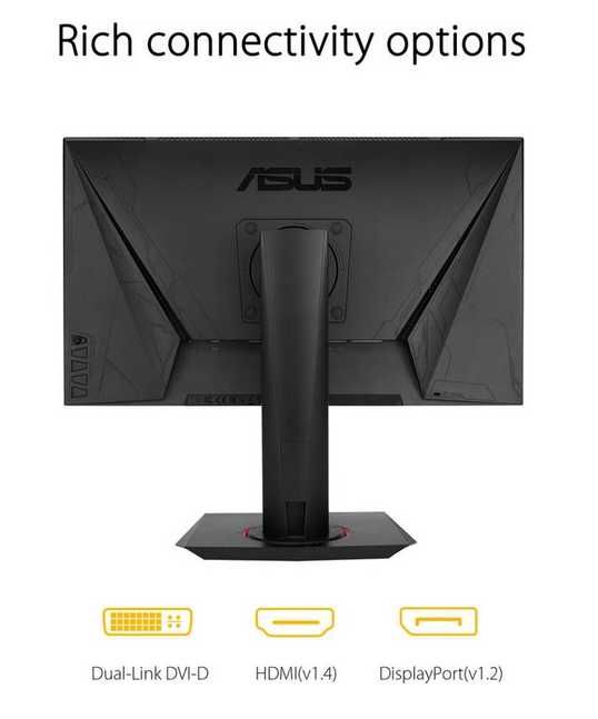 Monitor Gaming ASUS VG248QG - 24'' - 165Hz - 0.5 ms - G-Sync