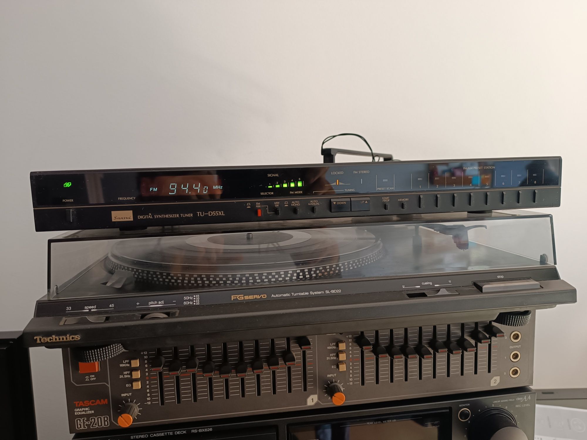 Rádio Tuner Sansui TU-D55XL