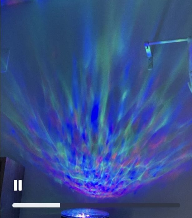 Luz e sons para relaxamento