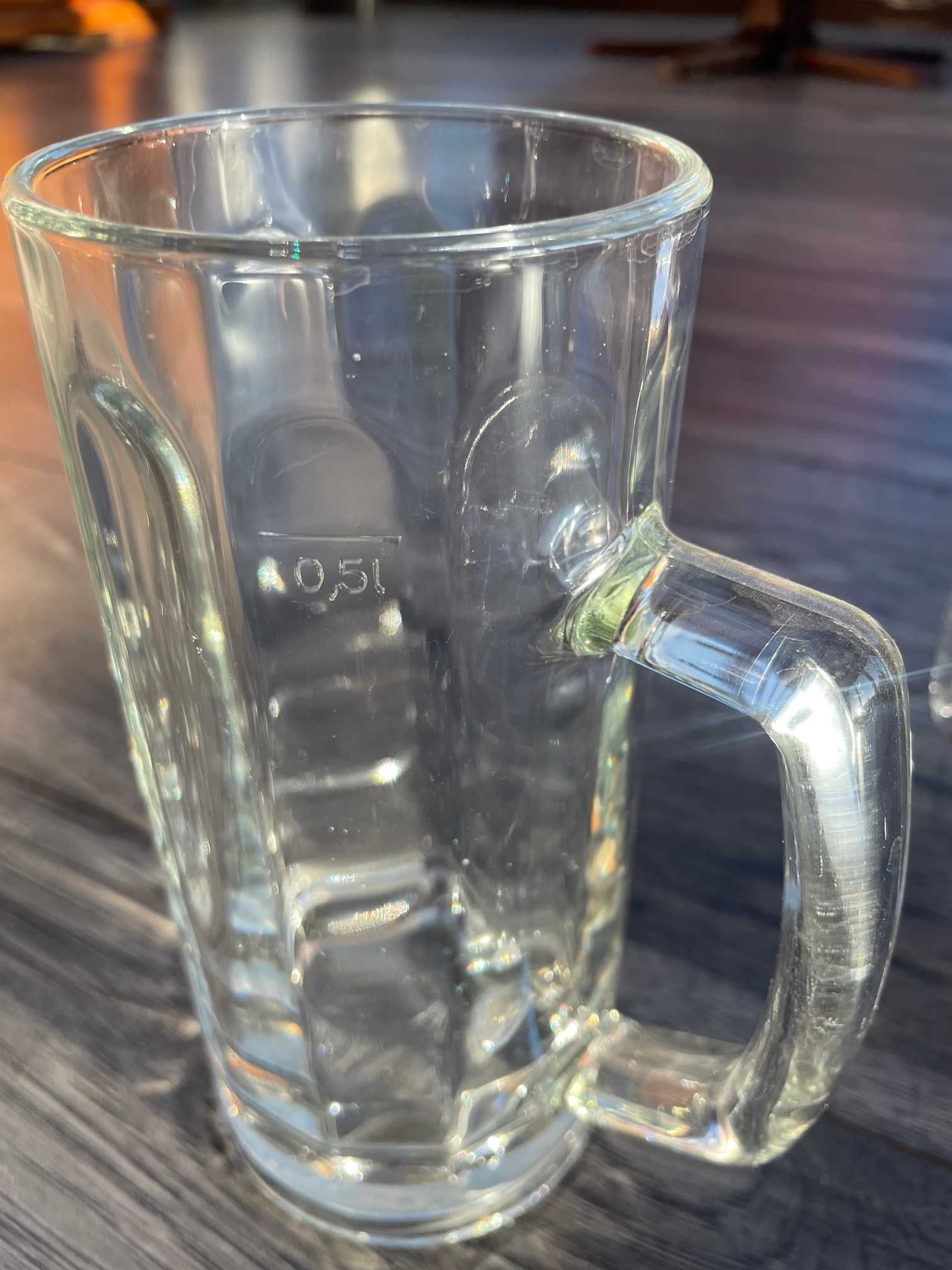 Szklanka pokal kufel szklany 3 szt 0,5 ltr