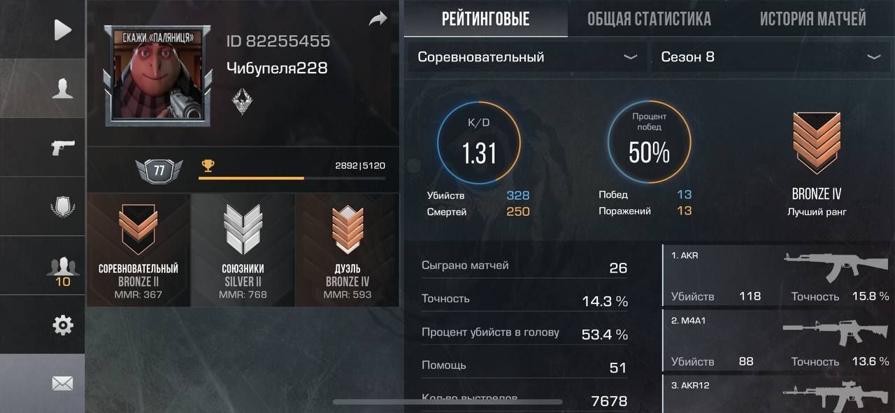 Аккаунт standoff 2