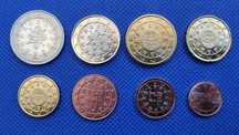 Portugal - set euros 2004 - Moedas UNC de rolo