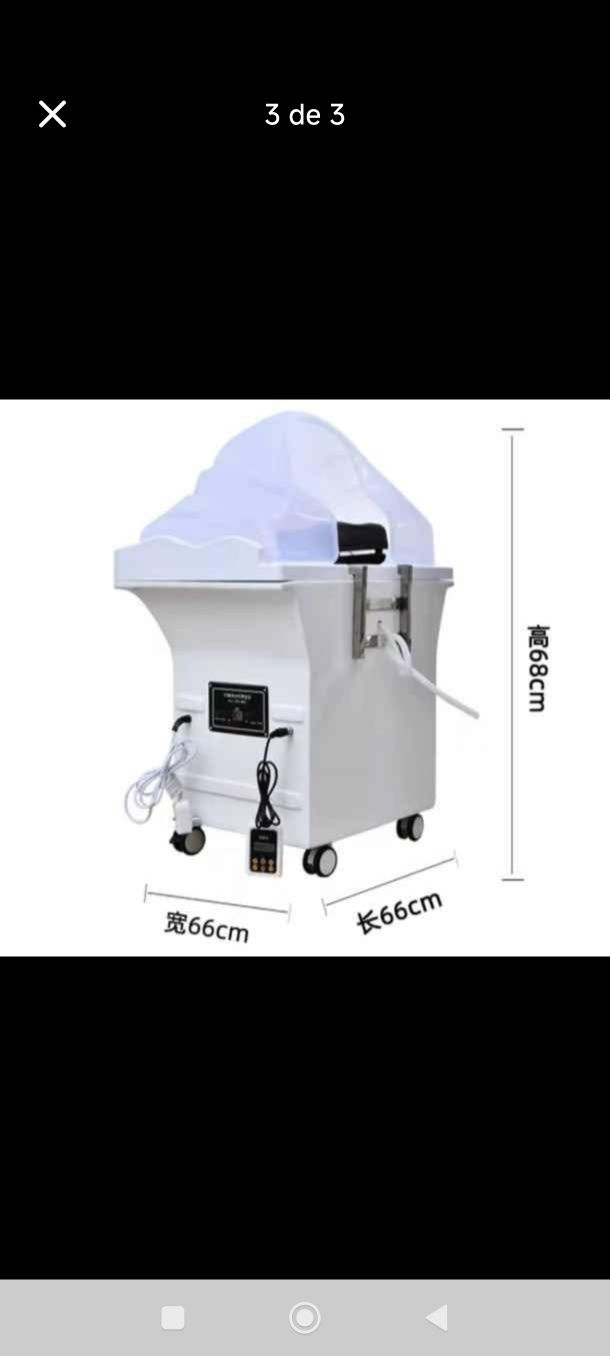 Head SPA Portátil com Fototerapia e Vaporização de Ozono