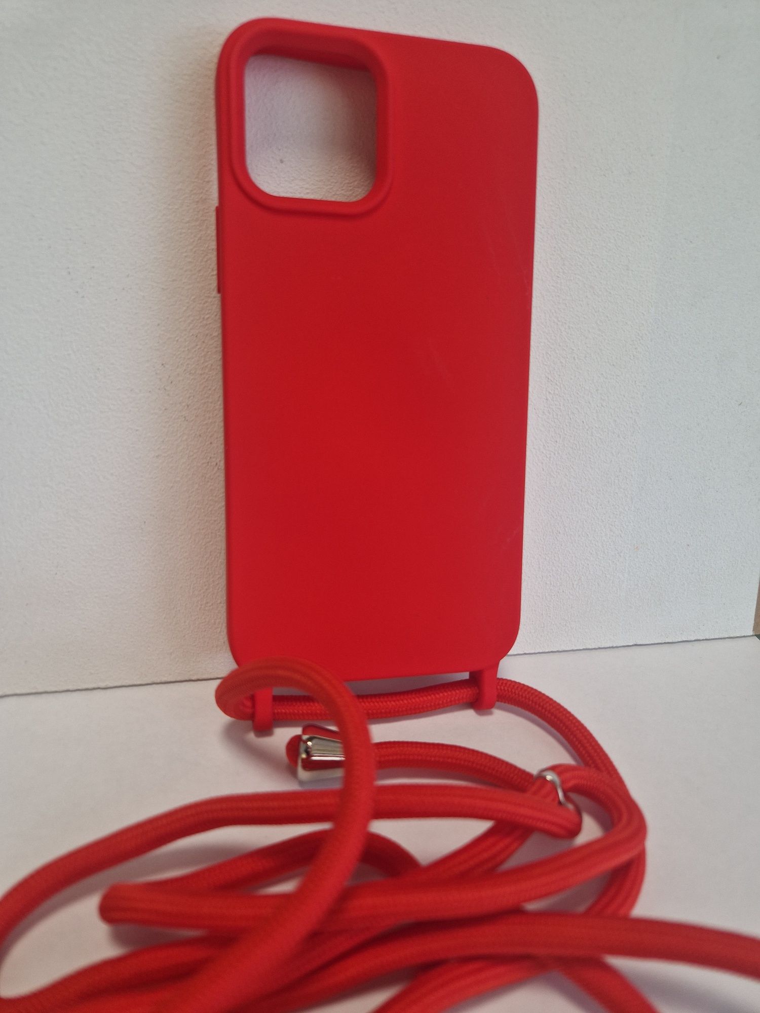 Strap Silicone Case do Iphone 12/12 Pro wzór 1 czerwony