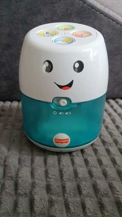 Zestaw Fisher price inteligentny głosniczek malucha + bębenek + gratis
