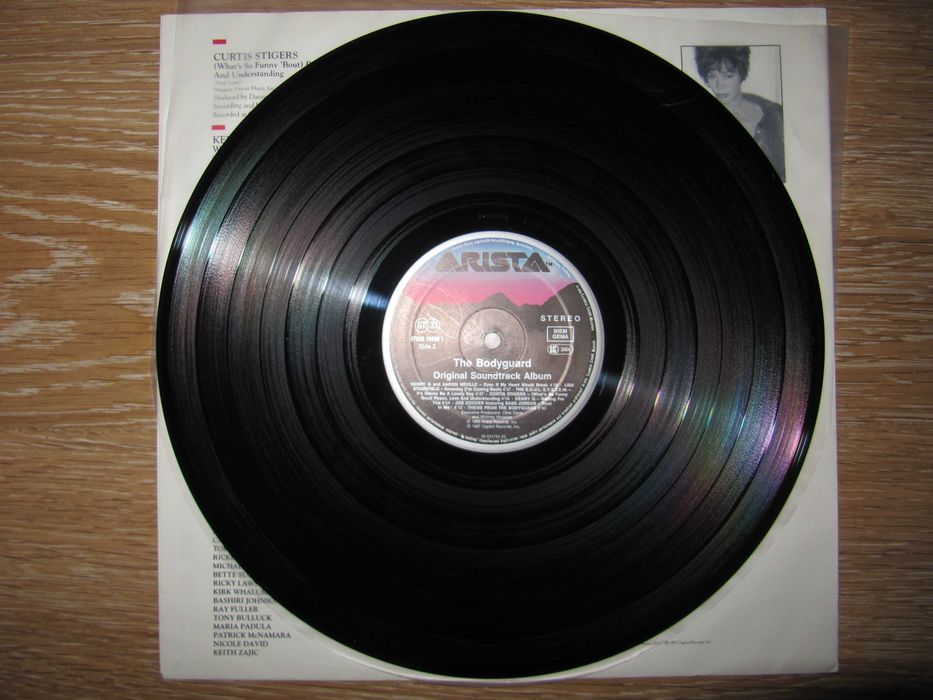 WHITNEY HOUSTON -The Bodyguard (Телохранитель)- 1992 *ОРИГИНАЛ - Винил