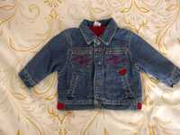 Bluza jeansowa chłopięca, NEXT, r. 68-74
