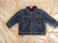 Bluza jeansowa chłopięca, NEXT, r. 68-74