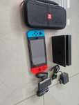 Nintendo Switch Cały Zestaw red blue komplet