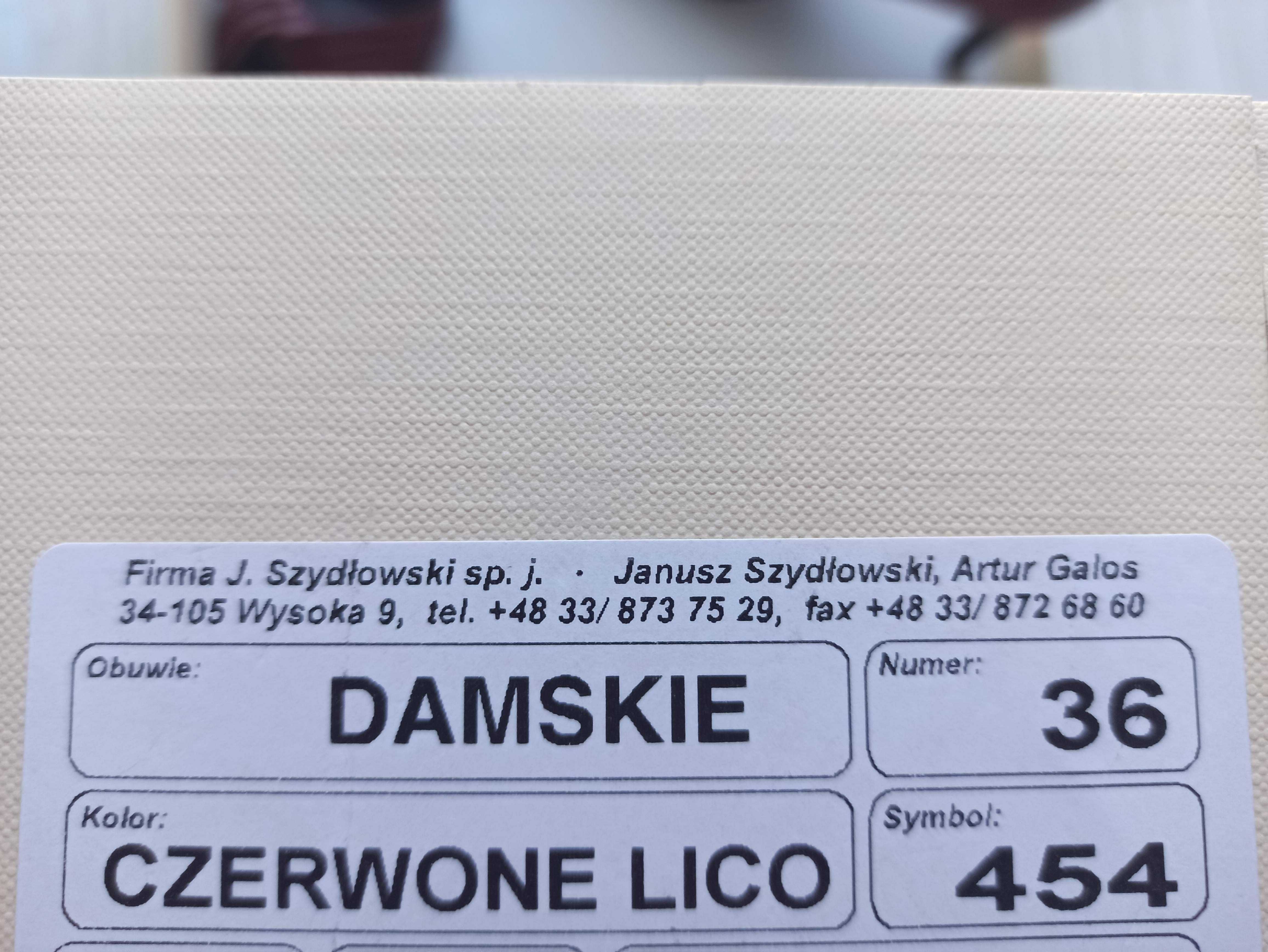 Nowe eleganckie czółenka na obcasie Szydłowski
