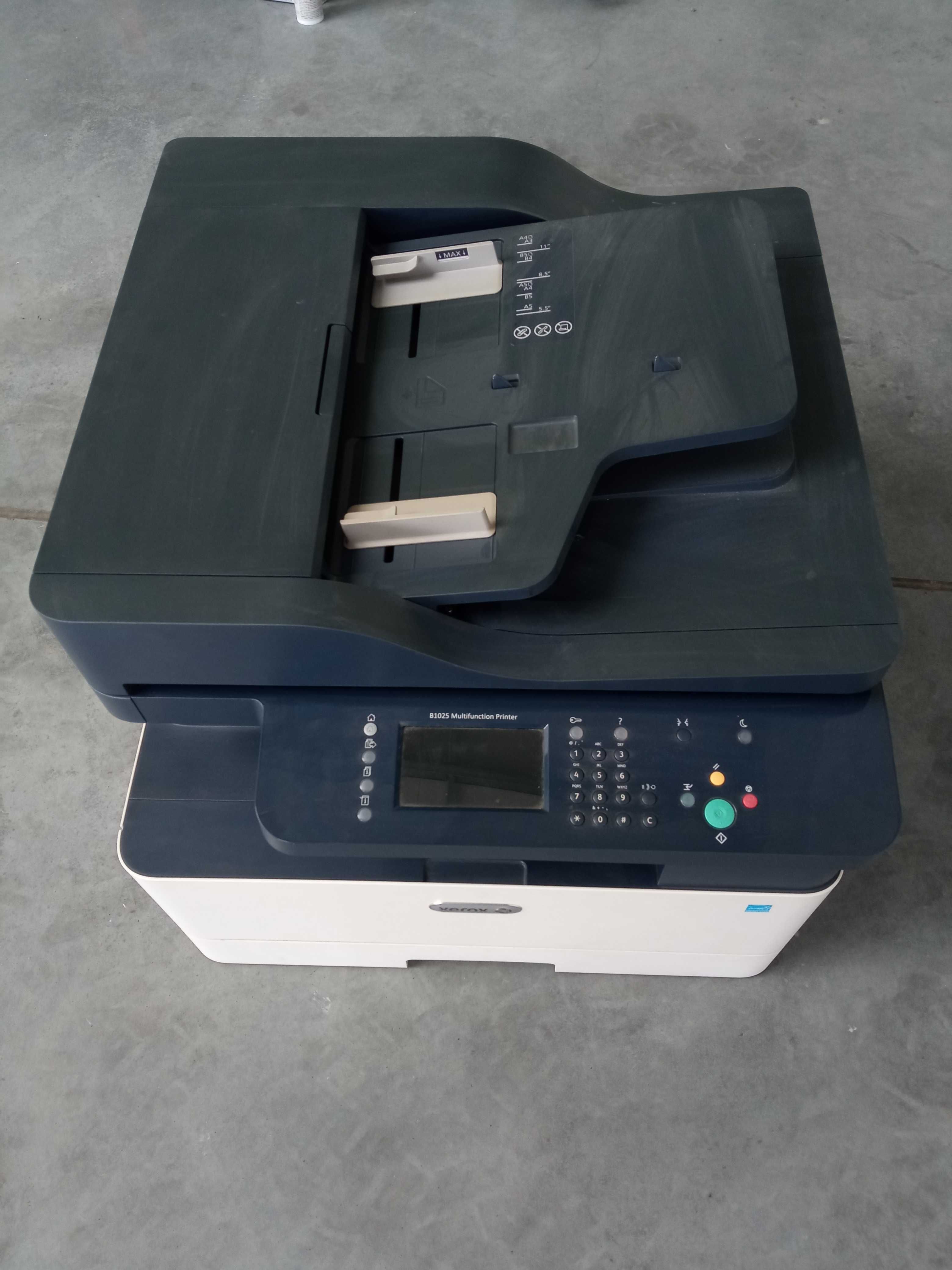 Urządzenie wielofunkcyjne Xerox B1025 - uszkodzony wyświetlacz