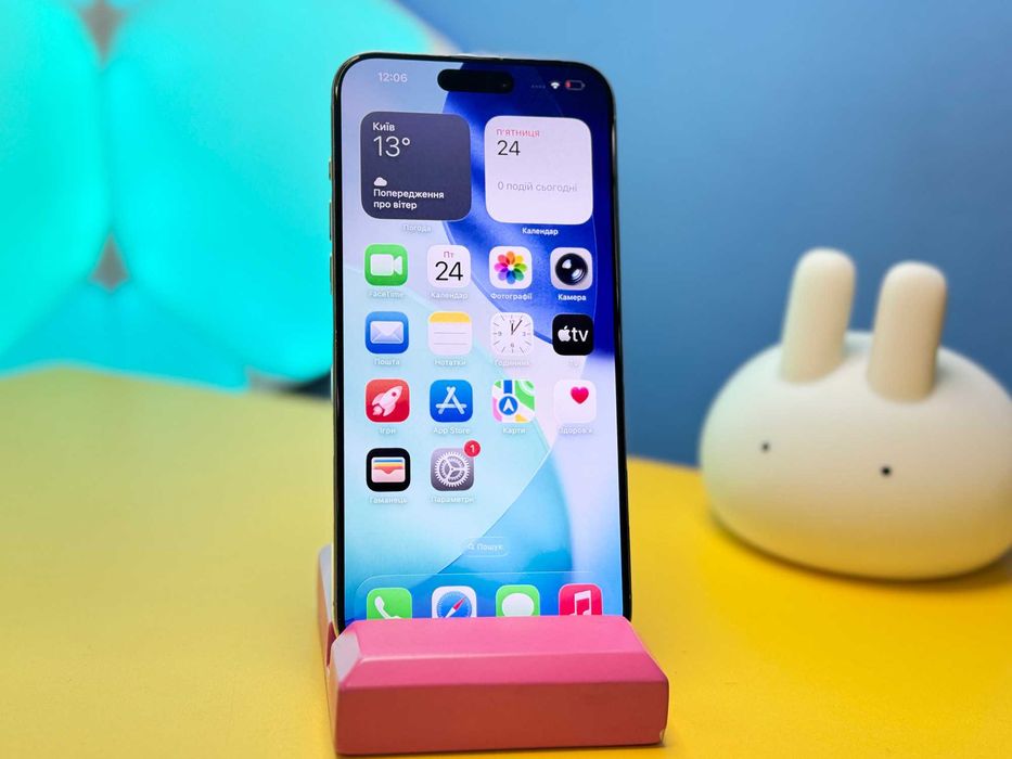 Смартфон Apple iPhone 15 Pro Max 256GB Natural(149978) Б/У З ГАРАНТІЄЮ