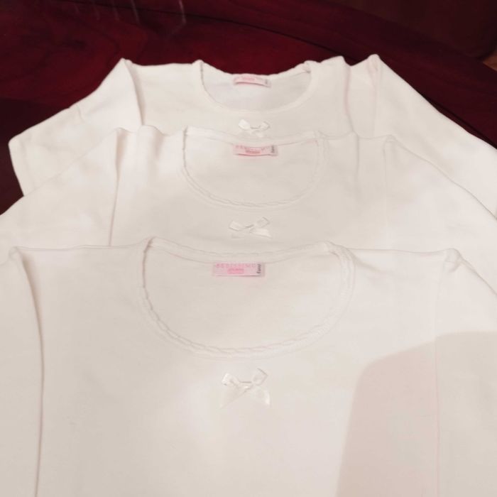 Camisolinhas interiores quentinhas de bebé e criança. Para desocupar !