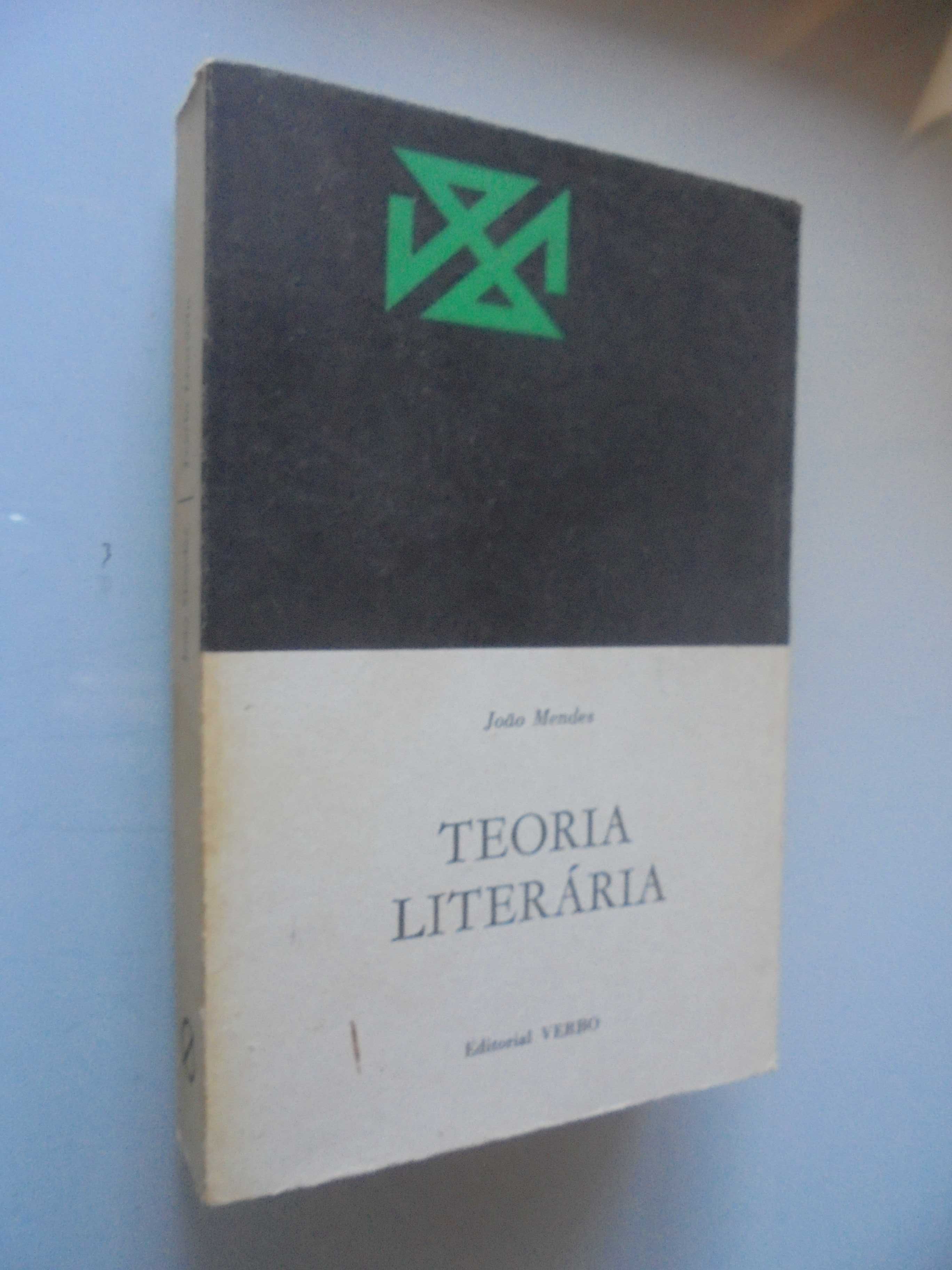 Mendes (João);Teoria Literária