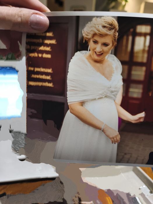 Suknia ślubna ciążowa