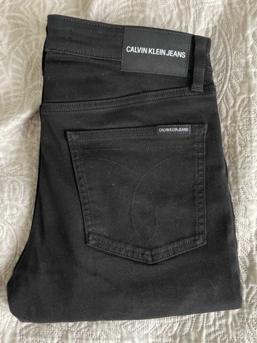 Jeansy Calvin Klein - W30 L30 - czarne