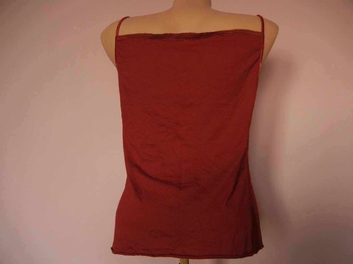 Stylowy top BENETTON koloru bordo rozmiar L